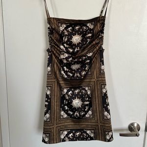 Silk mini dress